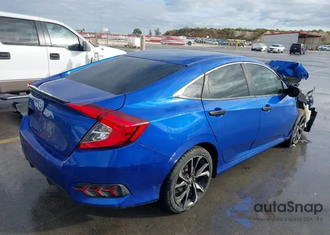 2020 Honda Civic Sport из США, поврежденный, VIN 19XFC2F88LE002570